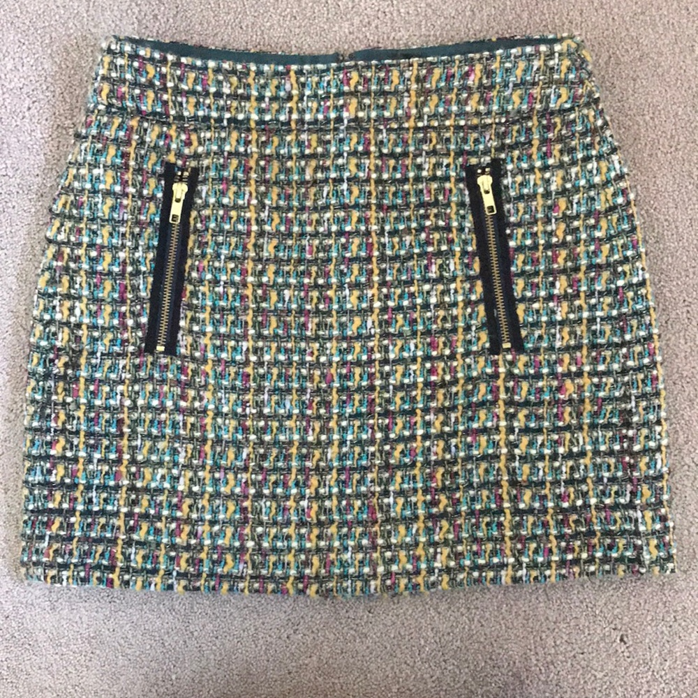Jcrew tweed skirt